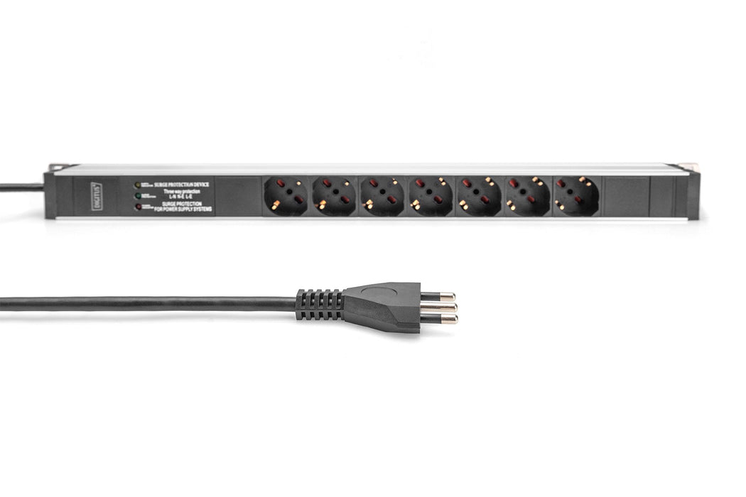 Regleta Italia - Digitus Pdu 7x 16a Salidas 230v 16a Negro