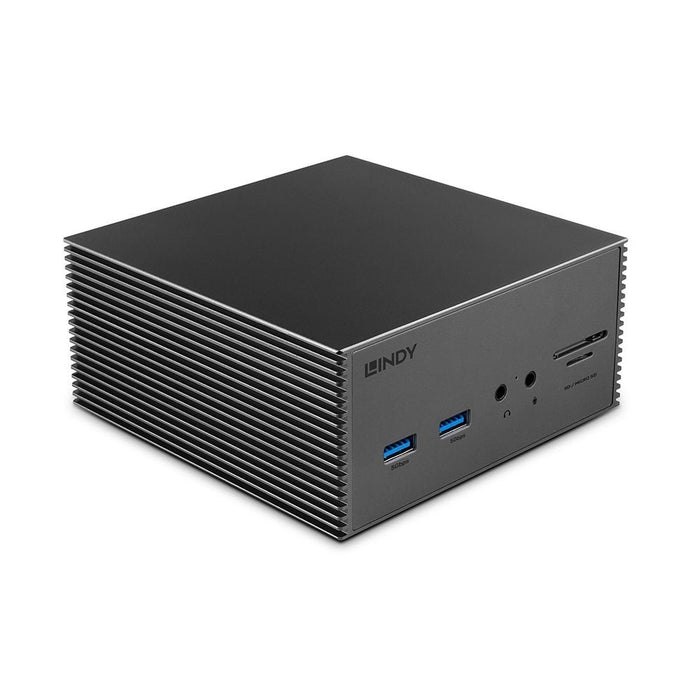 EAN 4002888433785 - Lindy 43378 base para portátil y replicador de puertos Alámbrico USB 3.2 Gen 2 (3.1 Gen 2) Type-C Gris imagen 1