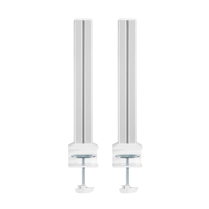 Inline® Slatwall Mounting Columns Aluminium, For Table Mounting Panel, Set Of 2