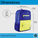 EAN 0197192487624 - HP Campus 39,6 cm (15.6") Azul, Amarillo imagen 4