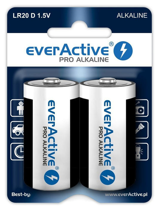 EAN 5903205770301 - Everactive EVLR20-PRO pila doméstica Batería de un solo uso D Alcalino imagen 1