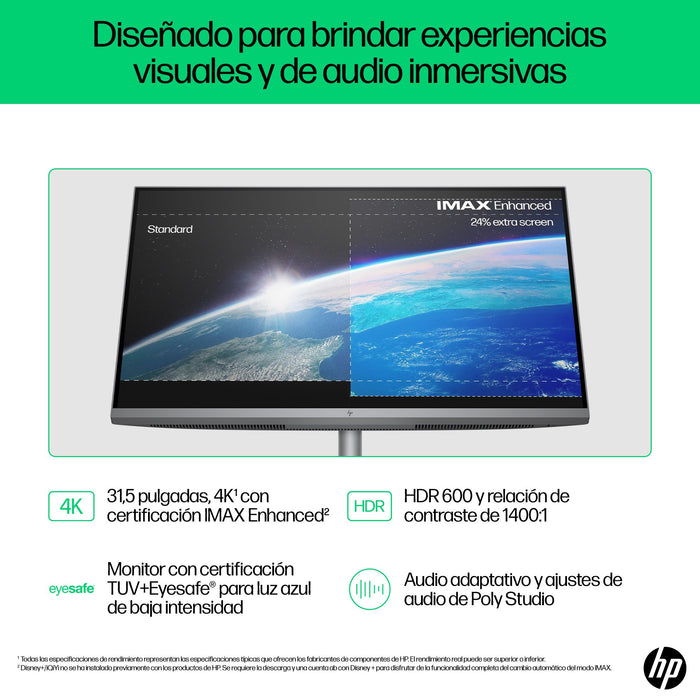 EAN 0199642227309 - HP OmniStudio X 32-c0022ns PC Intel Core Ultra 5 125H 80 cm (31.5") 3840 x 2160 Pixeles PC todo en uno 16 imagen 8