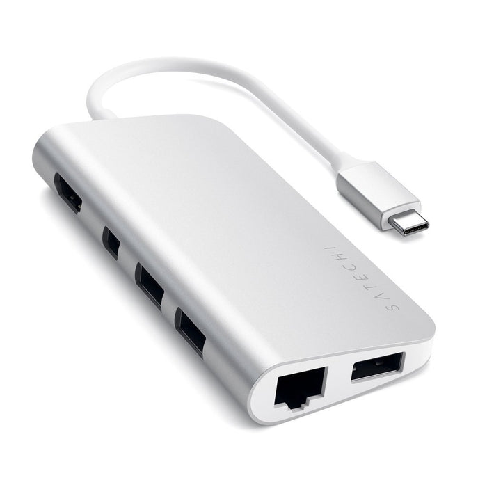 EAN 0879961007300 - Satechi ST-TCMM8PAS base para portátil y replicador de puertos Alámbrico USB 3.2 Gen 1 (3.1 Gen 1) Type-C imagen 1