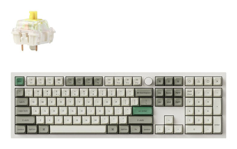 Keyboard Wrl Q6 Max Rgb/Shell White Q6m-P4 Keychron