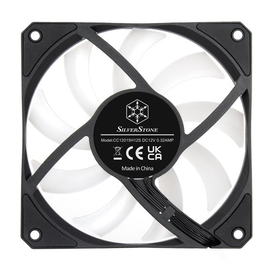 EAN 4710679812175 - Silverstone Air Slimmer 120 Carcasa del ordenador, Procesador Refrigerador de aire 12 cm Negro, Transpare imagen 3