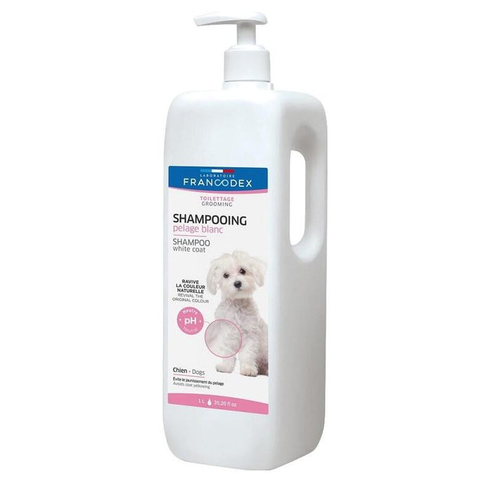 Champú Para Perros Francodex Bata Blanca  1l