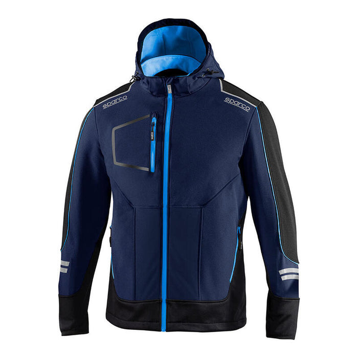 Chaqueta Soft-Shell Tech Técnica, Azul Marino/Azul, York,, T1 - S