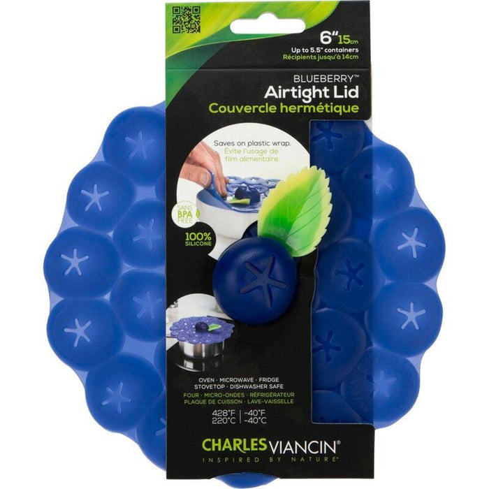 Charles Viancin Berries 15 Cm Silikon-Deckel Blau