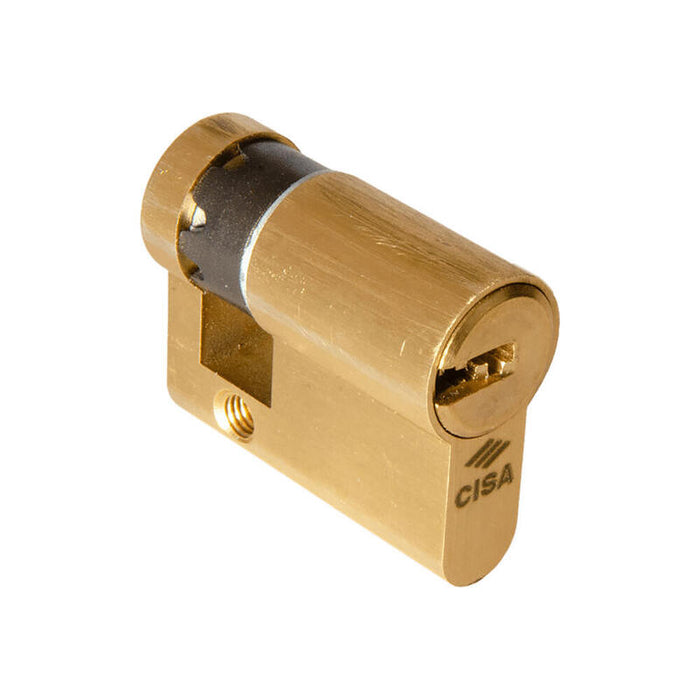 Cilindro Asix 30x30mm Latonado Leva Corta 1.0e300.07.0.00sz.C5 Cisa