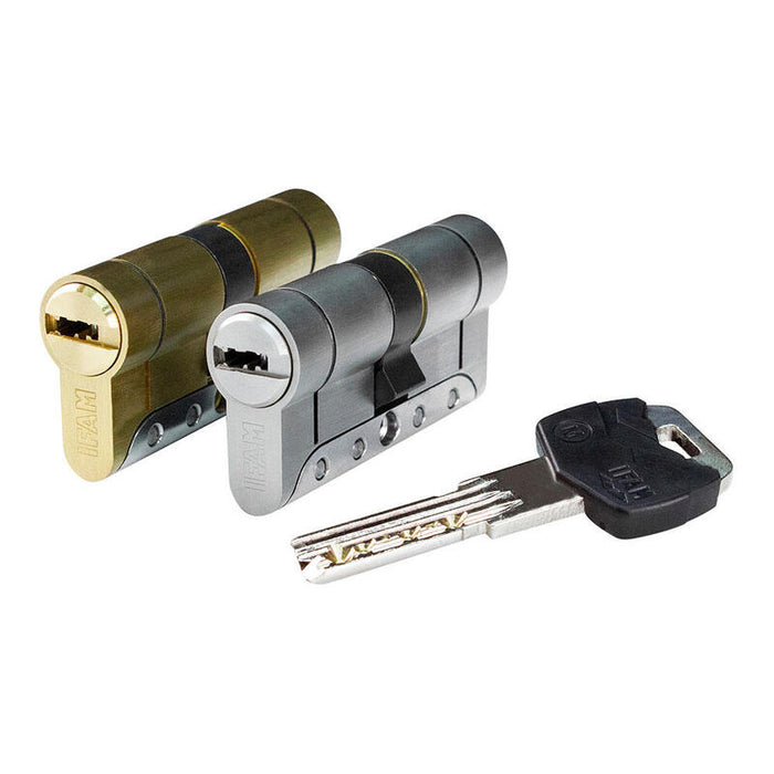 Cilindro Iridium M Irm3535n. Níquel 70mm (35+35mm) Leva Larga 15mm. Con 5 Llaves De Seguridad. Ifam