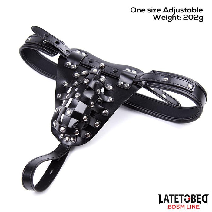 Cinturón De Castidad Masculino Con Candado Ajustable