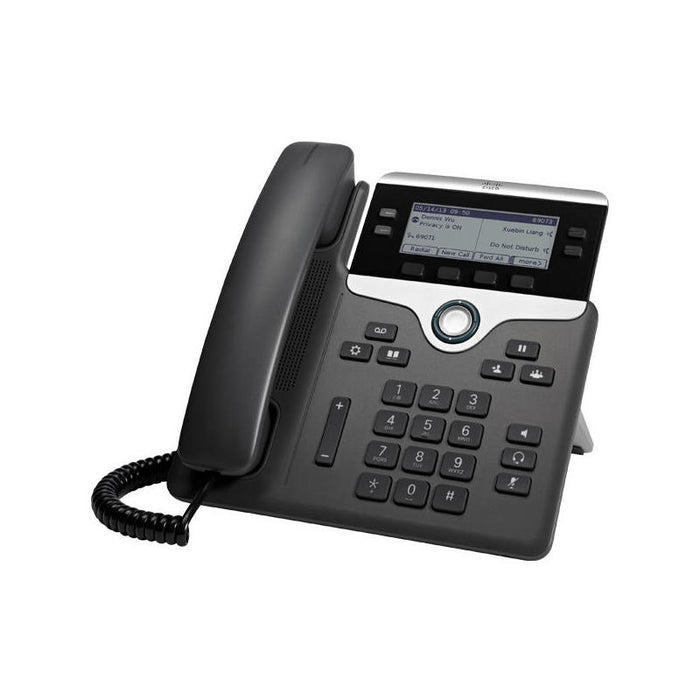 Cisco 7841 Teléfono Ip Negro, Plata Terminal Con Conexión Por Cable Lcd 4 Líneas