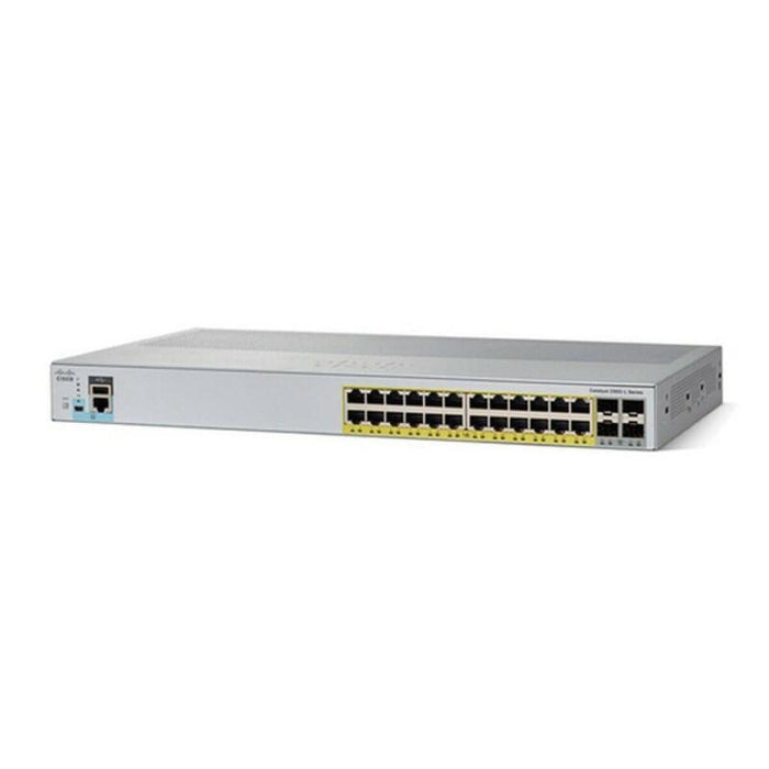 Cisco Catalym 2960l 24 Port Gige 4 X 10g Sfp+ Lan Lite