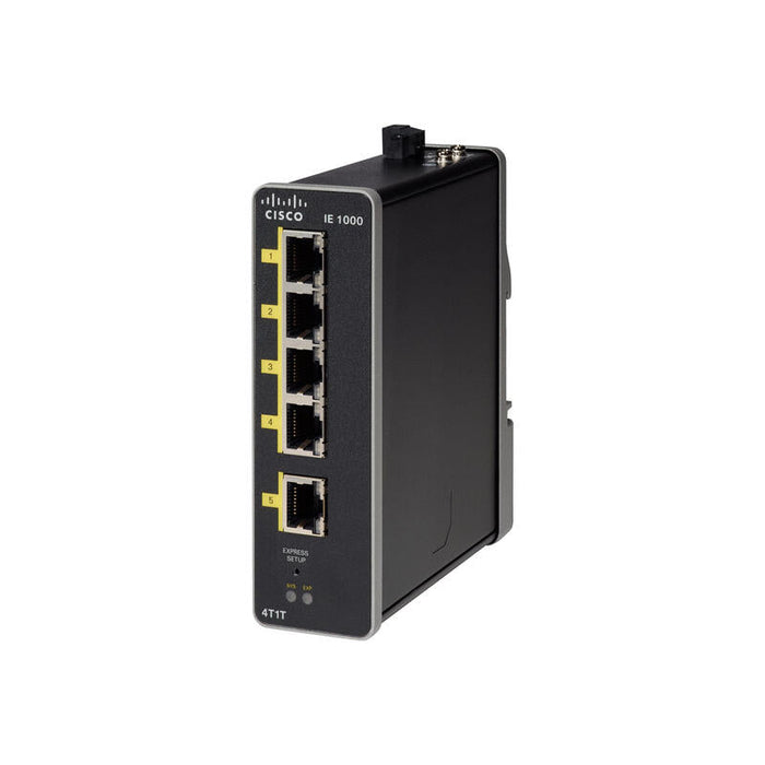 Cisco Ie-1000-4t1t-Lm Switch Gestionado Fast Ethernet [10/100] Negro