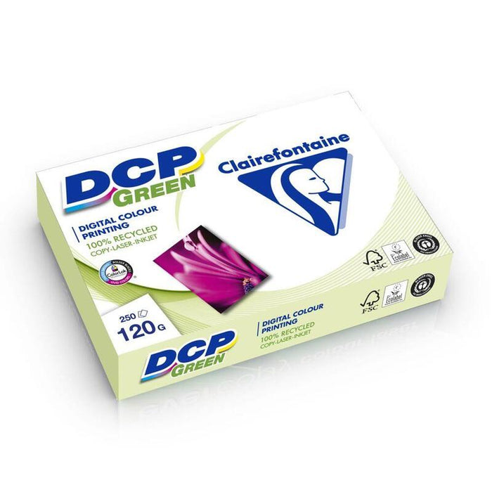 Clairefontaine Dcp Green 120 G A 4 Recycled Paper 250 Sheets
