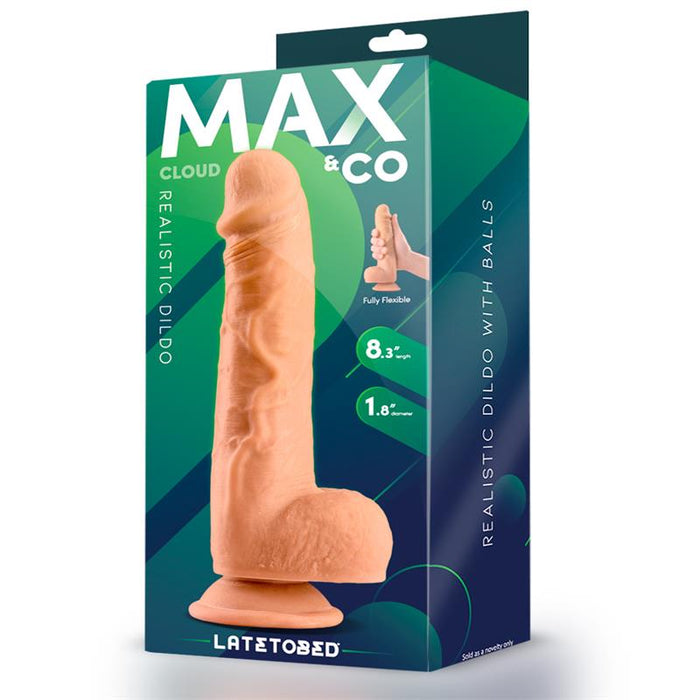 Dildo Cloud  Realista Con Testículos 8.3 Natural