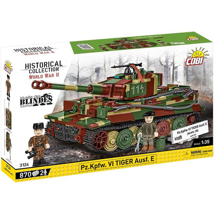 Cobi Pz.Kpfw. Vi Tigre Ausf. E, Juguete De Construcción Escala 1:35 Cobi-3124