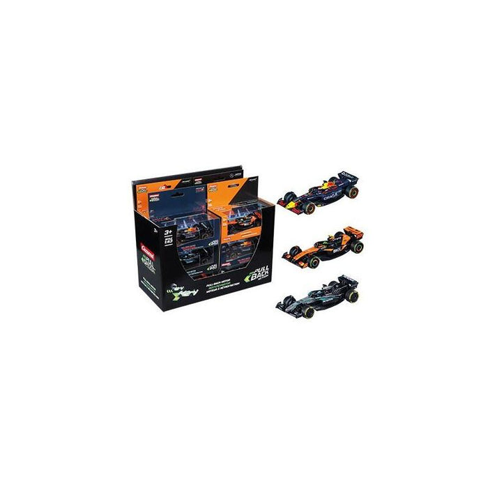 Coche Pull & Speed Formula 1. Mix Bolidów (Display 12 Unidades)