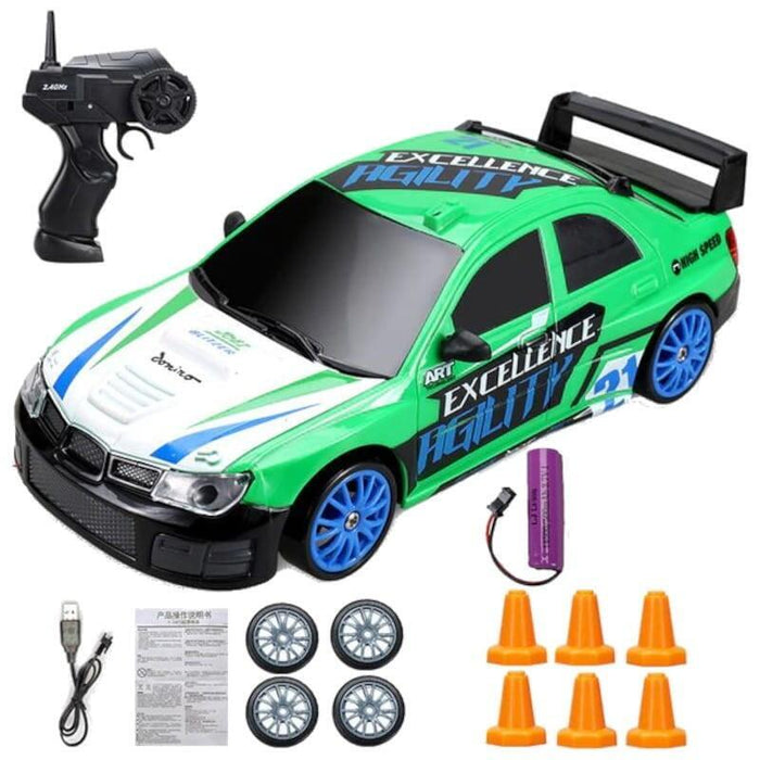 Coche Rc Eléctrico  Wltoys Sc24a02-1 1/24 4wd Drift Amarillo
