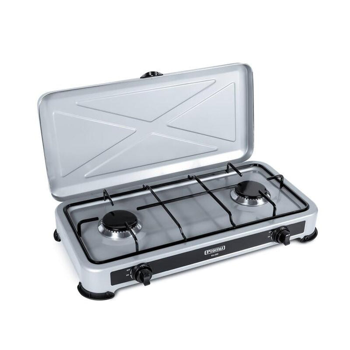 Cocina De Gas Promis Kg200 Silver Sin Reductor