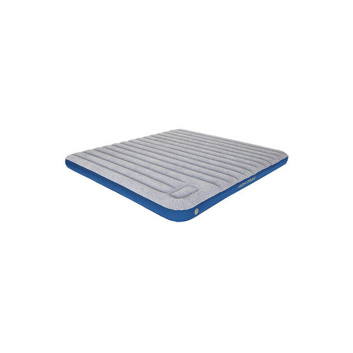 Colchón Hinchable Doble High Peak 40047 Azul, Gris Claro