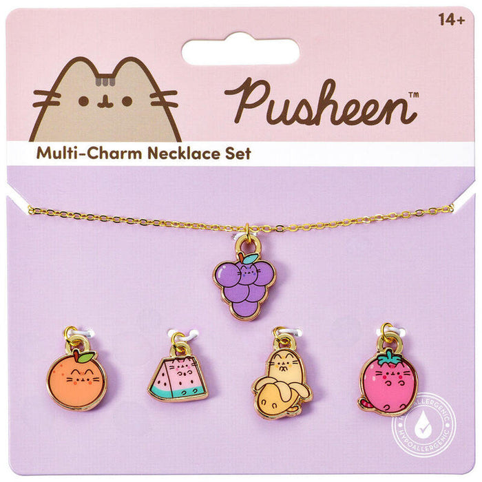 Colgante + Charms Frutas Pusheen