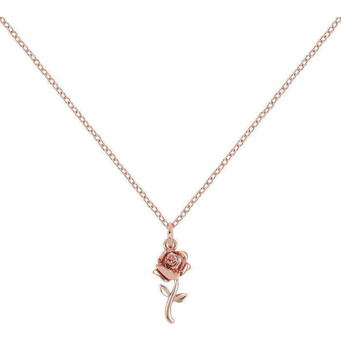 Colgante Rosa La Bella Y La Bestia Disney