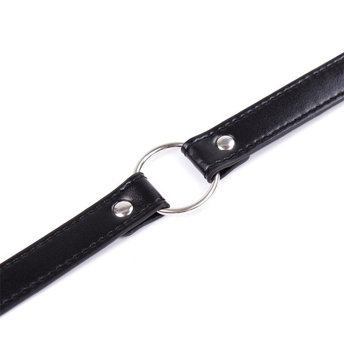 Collar Con Aro Negro