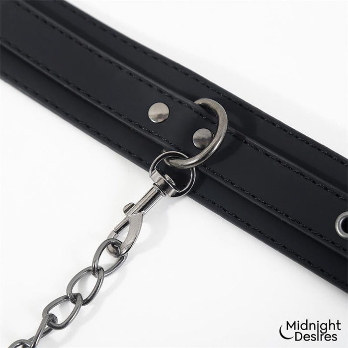 Collar Con Esposas Para Tobillos Con Cadena