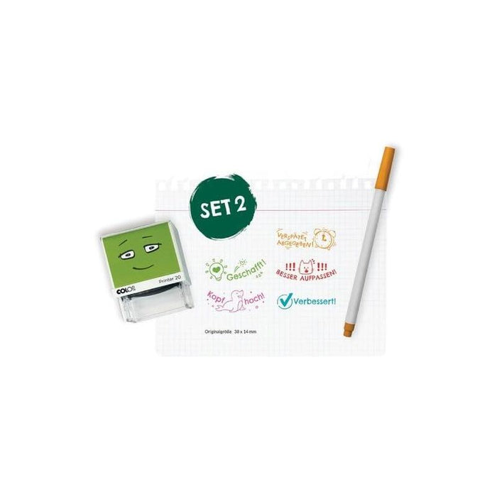 Colop Nio School Sello Set 2