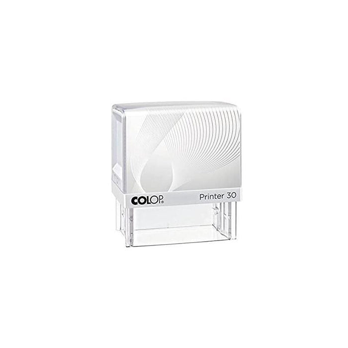 Colop Printer 30 G7 18x47mm Blanco/Azul No Incluye Placa De Texto Personalizada