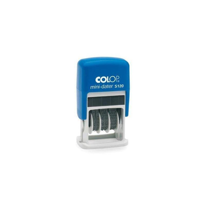 Colop Sello Printer S120 4mm Fecha Español Azul/Negro