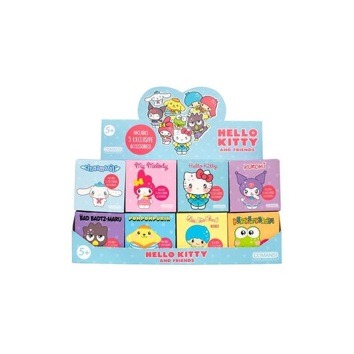 Comansi Display Hello Kitty And Friends Sorpresa 16 Unidadesâ - 10 Modelos - 5 Accesorios Exclusivos - Tamaã±O 8,5 X