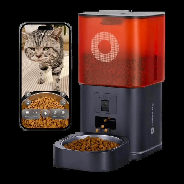 Comedero  Molly & Cody Smart Feeder 6l App Camera  Inteligente Con Cámara Para Mascotas