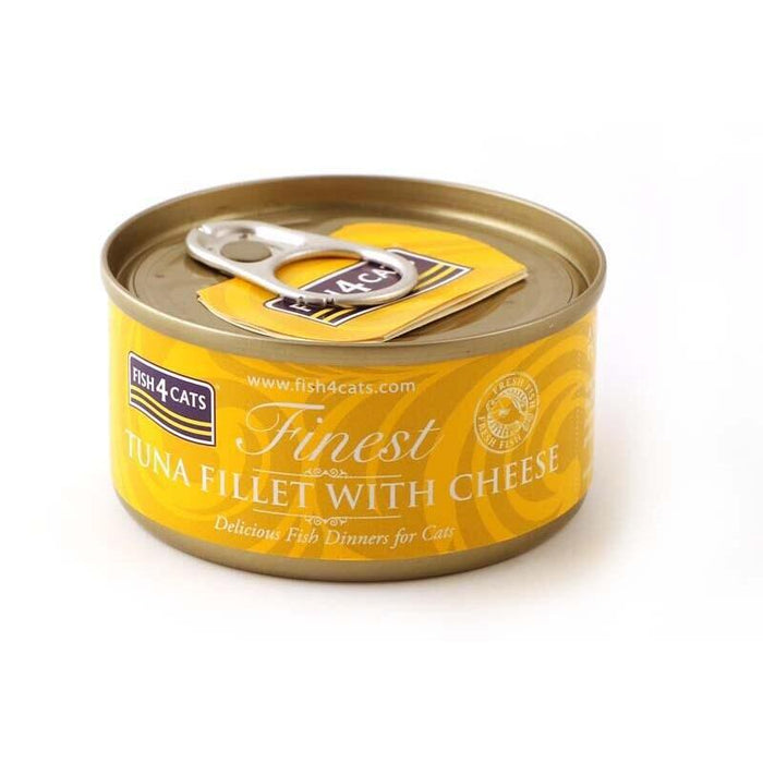 Comida Húmeda Para Gatos Fish4cats Tun Fillet With Cheese  70g