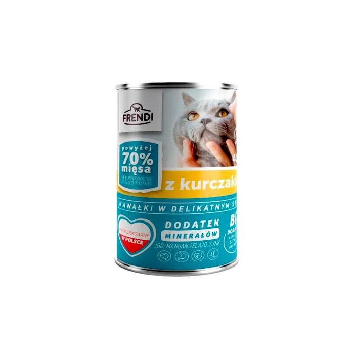Comida Húmeda Para Gatos Frendi With Chicken Chunks In Delicate Sauce  400g