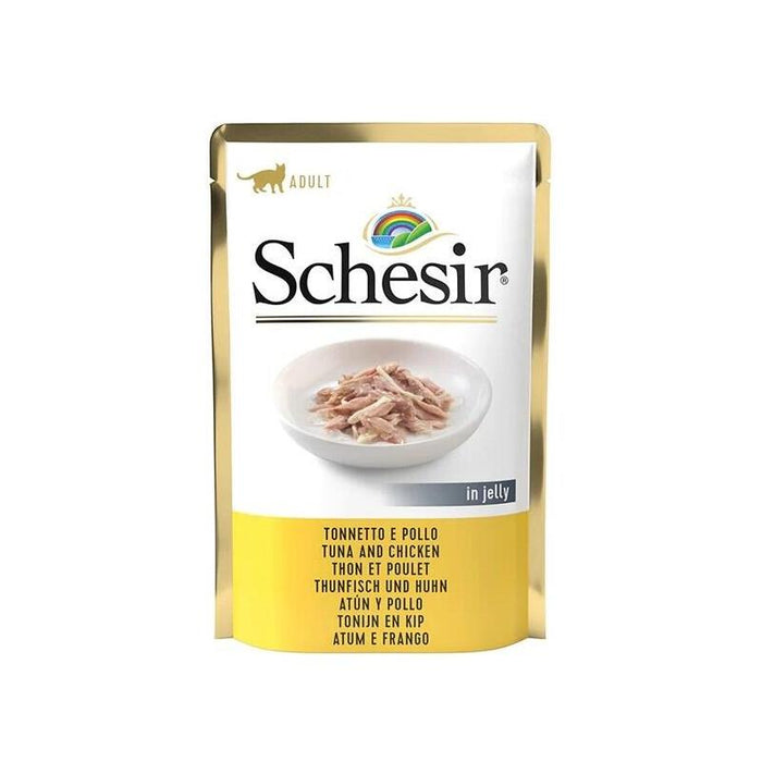 Comida Húmeda Para Gatos  Schesir In Jelly Tuna With Chicken  85 G