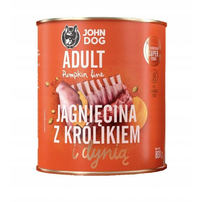 John Dog Pumpkin Ad.Jagniecina Dynia 800g