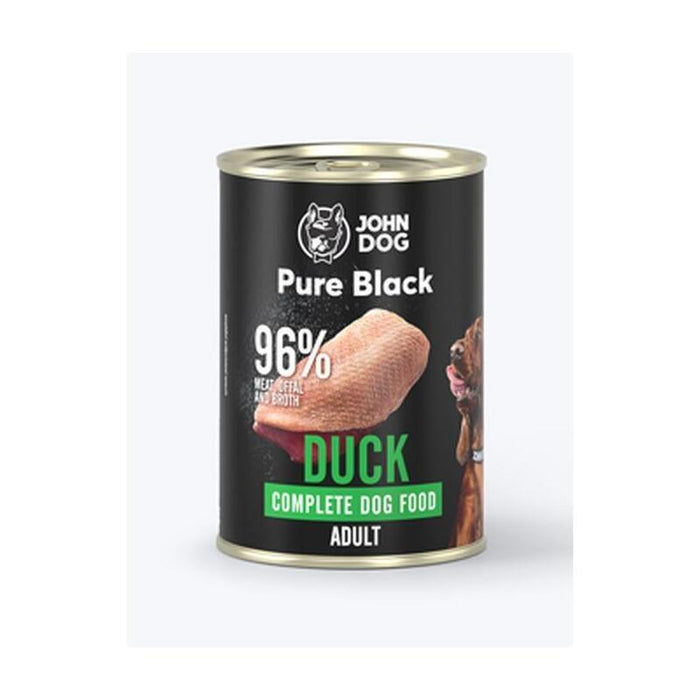 Comida Húmeda Para Perros  John Dog Pure Black Pato  800g
