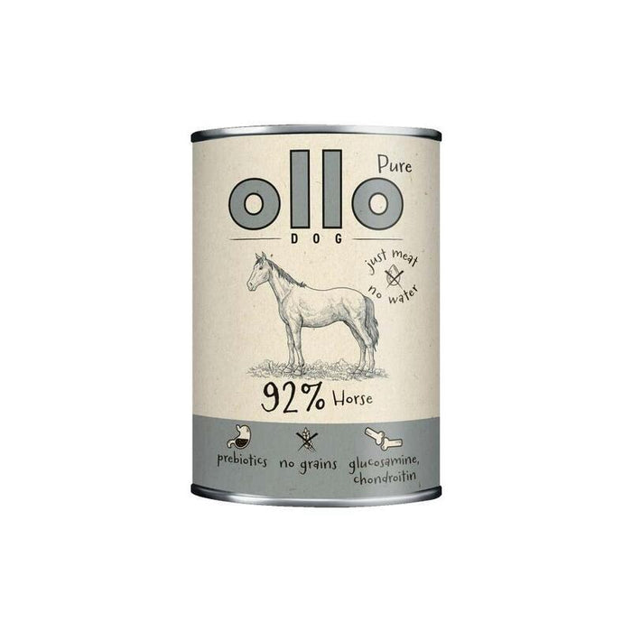 Comida Húmeda Para Perros Ollo Pure Caballo  400g
