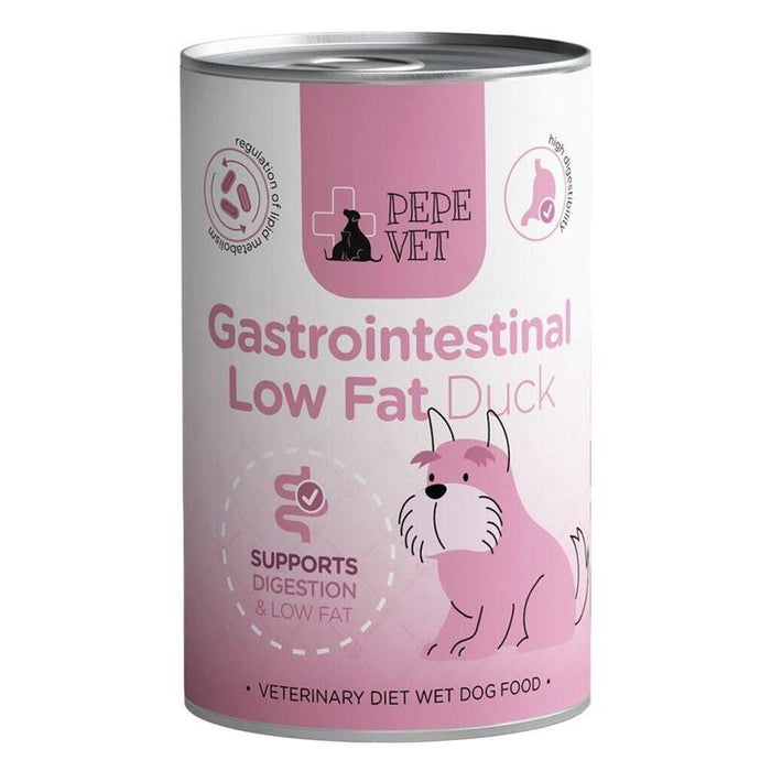 Comida Húmeda Para Perros Paka Zwierzaka Pepe Vet Gastrointestinal Low Fat Duck  400g