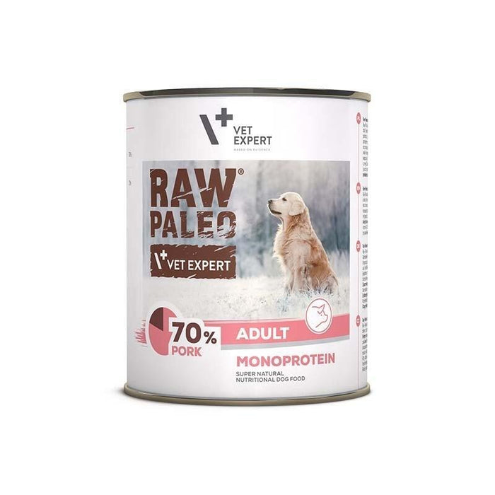 Comida Húmeda Para Perros  Raw Paleo Adult Monoprotein Cerdo  800 G