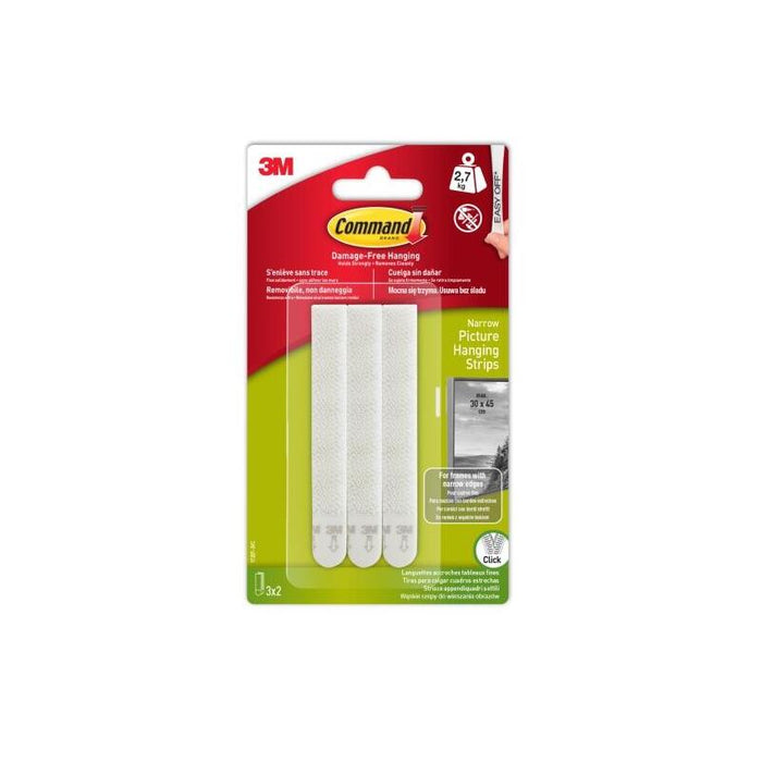 Command Tiras Adhesivas Para Colgar Cuadros - Blanco