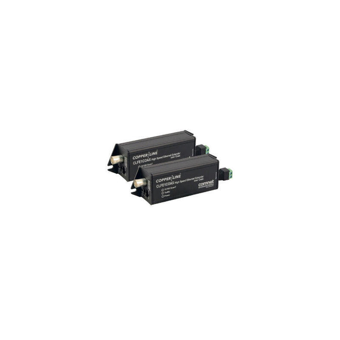 Comnet Ckfe1coax Pack Ethernet-Over-Coax Extender With Pass-Through Poe