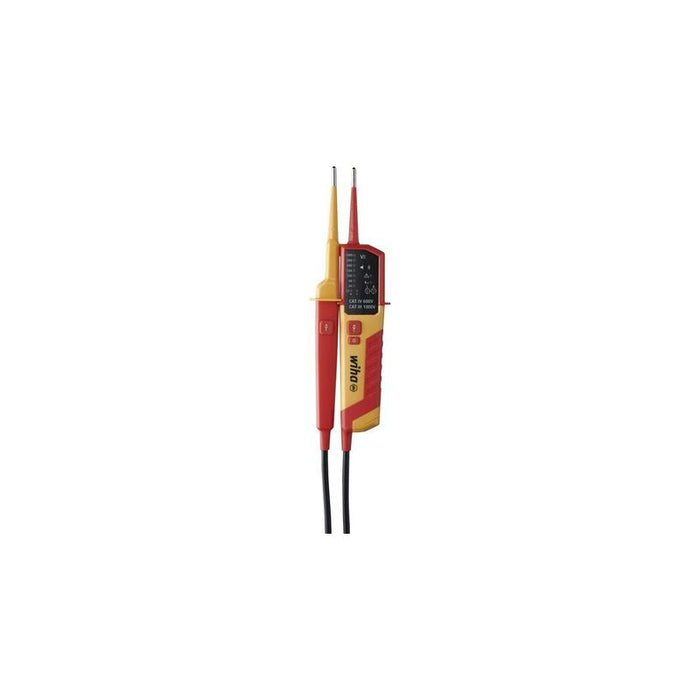 Comprobador De Tensión Y Continuidad Wiha 45216, Dispositivo De Medición Rojo/Amarillo, 12 - 1.000 V Ac 45216