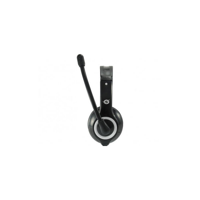 Conceptronic Auriculares Diadema+Microfono Cchatstaru2b Negro Compatible Con Voip Alimentacion Usb C