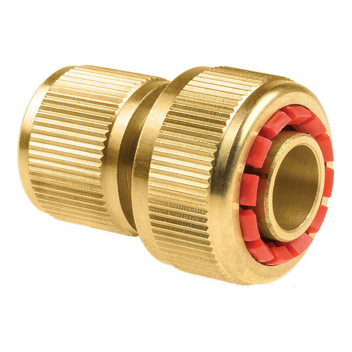 Conector Rápido De Manguera De Latón Stop Brass 6 Bar, ¾ Pulg, Blister