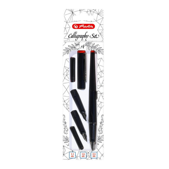 Conjunto De Caligrafía De Pluma Estilográfica Herlitz Estándar