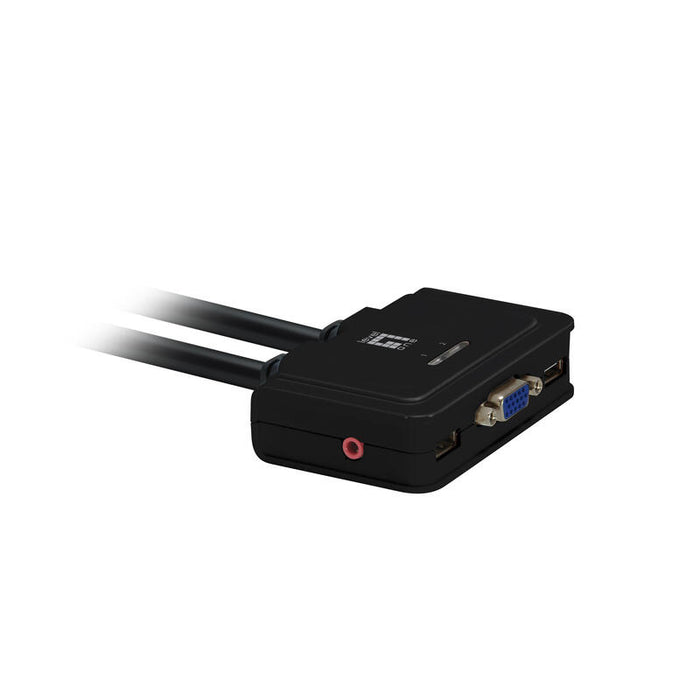 Conmutador Automatico Level One V/T/M 1a2 Cpus Usb Con Audio Cables Incluidos