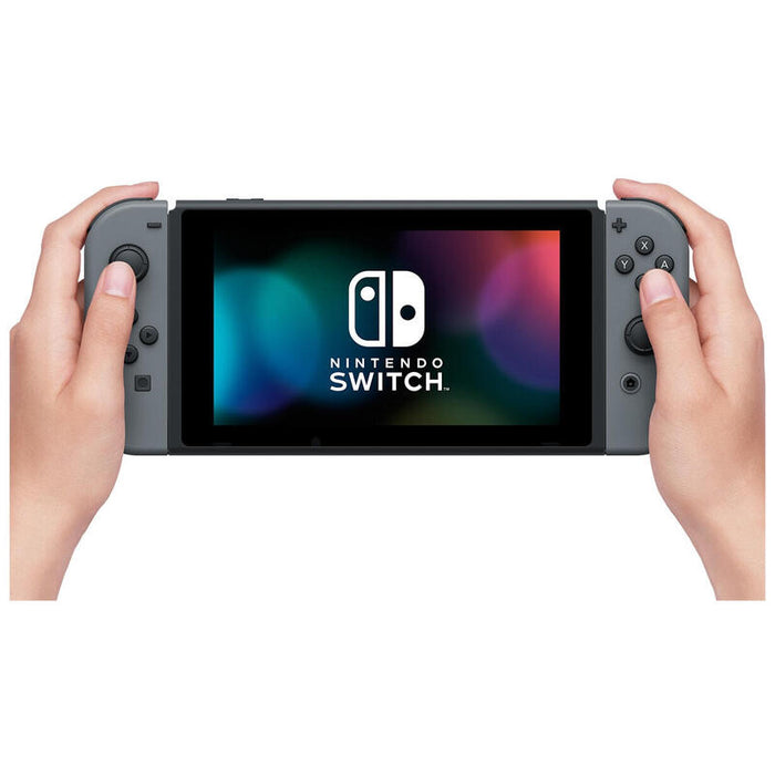 Consola Nintendo Switch Grey V1.1 Consola + Base + 2 Mandos Joy-Con + 2 Correas Para Mandos + Soporte + Cable Hdmi + Adaptador Corriente